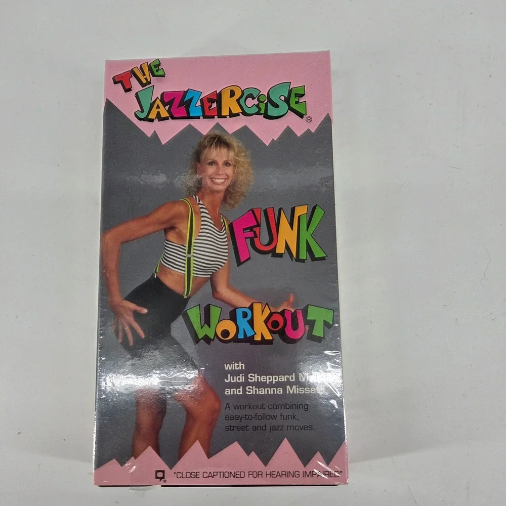 The Jazzercise Funk Workout VHS 1991 Judi Sheppard Missett Shanna Missett Retro - Picture 2 of 3